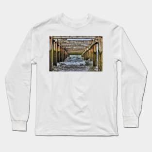 Groynes at Horsey Gap Long Sleeve T-Shirt